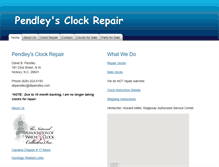 Tablet Screenshot of dbpendley.com